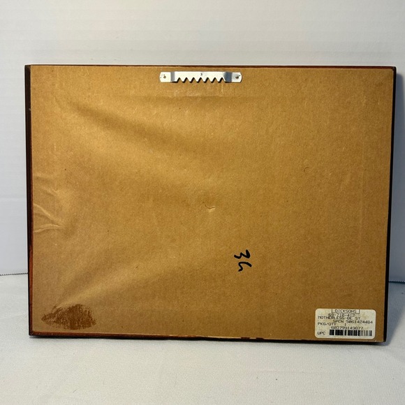 Dicksons Framed Art Print Motherless Beauty Comforting Dog Lamb Isaiah 6613 - Picture 5 of 8